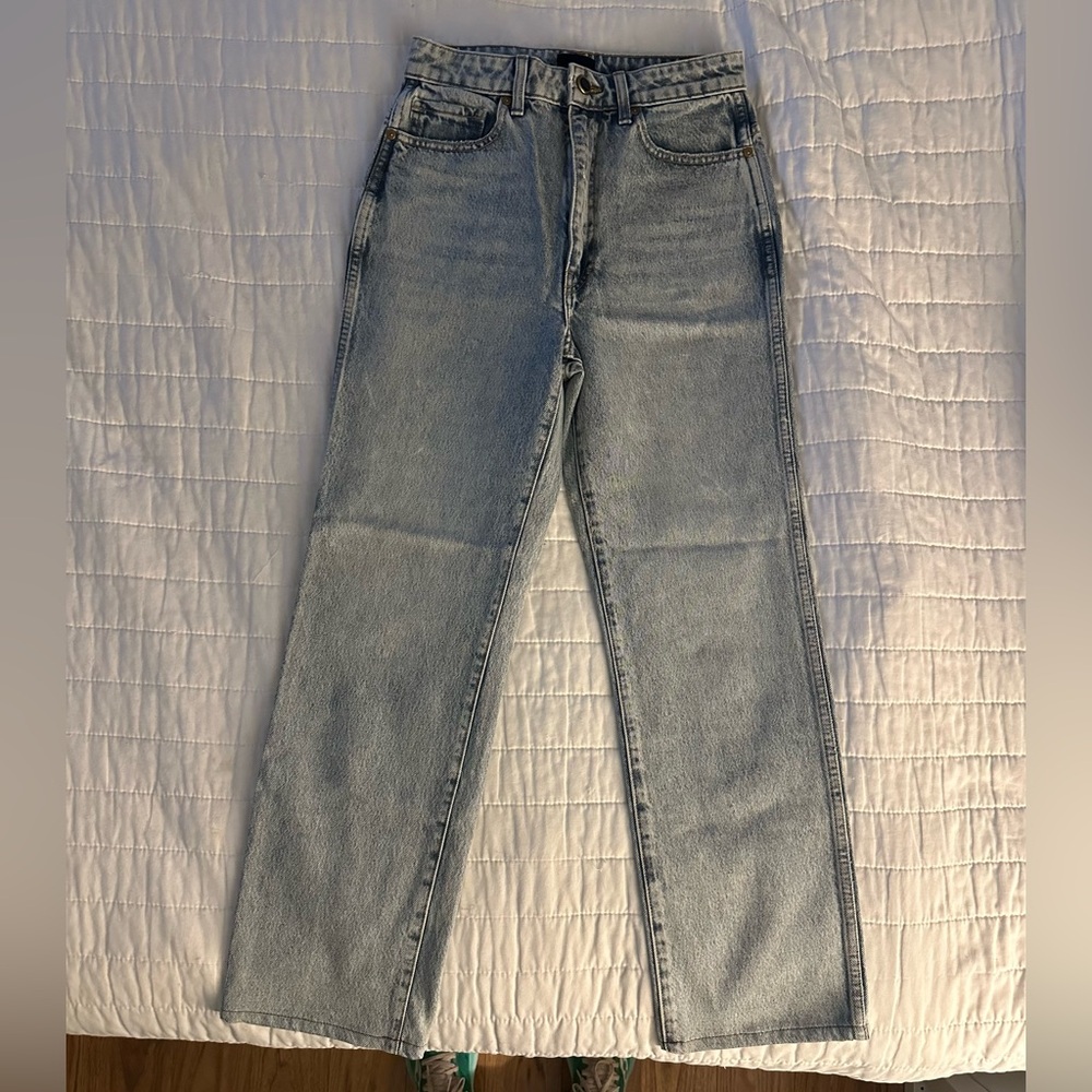 Khaite Abigail straight leg ankle Jean